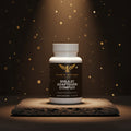 Supplement bottle labeled 'Shilajit Adaptogen Complex' by Rise & Beyond Labs on a white background